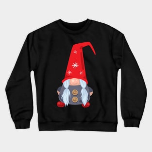 Scandinavian Gnome with buttons Crewneck Sweatshirt